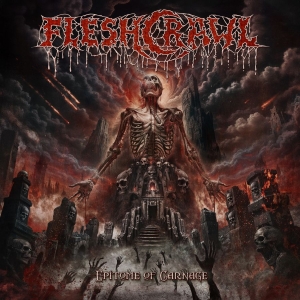 Fleshcrawl - Epitome Of Carnage (Blood Red Marbl ryhmässä VINYYLI / Kommande / Hårdrock @ Bengans Skivbutik AB (5669654)
