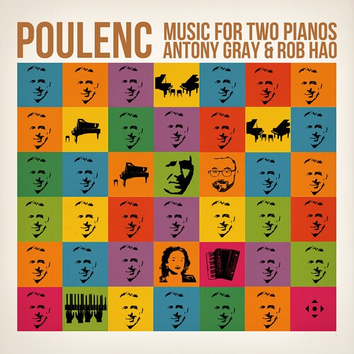 Francis Poulenc - Music For Two Pianos ryhmässä CD / Klassiskt @ Bengans Skivbutik AB (5669930)
