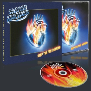 Sacred Leather - Keep The Fire Burning (Slipcase) ryhmässä CD / Kommande / Hårdrock @ Bengans Skivbutik AB (5670589)