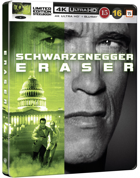 Movie - Eraser (Ltd Steelbook 4K UHD + Blu-ray) ryhmässä ME SUOSITTELEMME / Perjantain julkaisut / 2026-06-19 @ Bengans Skivbutik AB (5671058)