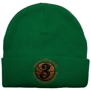 Beastie Boys - Nyc Brouhaha Division Green Beanie Hat ryhmässä MERCHANDISE / Merch / Kommande / Hip Hop-Rap @ Bengans Skivbutik AB (5671076)
