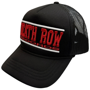 Death Row - Deathrow Text Logo Bl Mesh-Back Cap ryhmässä MERCHANDISE / Lippis /  /  @ Bengans Skivbutik AB (5671096)