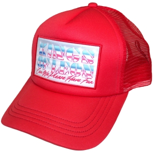 Kings Of Leon - Can We Please Have Fun Border Red Mesh-Back Cap ryhmässä MERCHANDISE / Lippis /  /  @ Bengans Skivbutik AB (5671107)