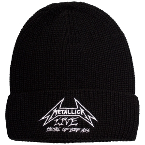 Metallica - Live Bl Beanie Hat ryhmässä MERCHANDISE / Merch / Kommande / Hårdrock @ Bengans Skivbutik AB (5671109)