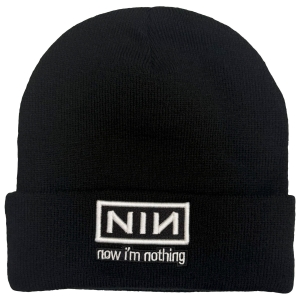 Nine Inch Nails - Now I'm Nothing Bl Beanie Hat ryhmässä MERCHANDISE / Merch / Kommande / Pop-Rock @ Bengans Skivbutik AB (5671114)