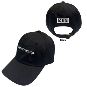 Nine Inch Nails - Classic Logo Bl Baseball Cap ryhmässä MERCHANDISE / Lippis /  /  @ Bengans Skivbutik AB (5671115)