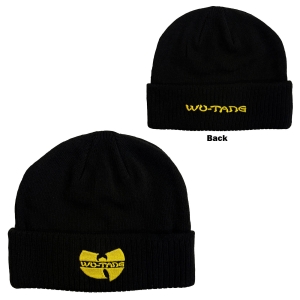 Wu Tang Clan - Logo Bl Beanie Hat ryhmässä MERCHANDISE / Merch / Kommande / Hip Hop-Rap @ Bengans Skivbutik AB (5671129)
