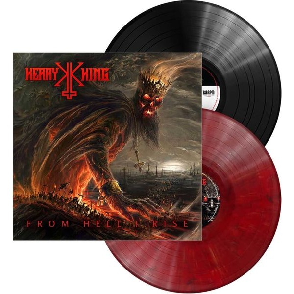 Kerry King - From Hell I Rise (Diablo Red & Black Vinyl 2LP - Incl. 5 Bonus Tracks) ryhmässä VINYYLI / Hårdrock @ Bengans Skivbutik AB (5671203)