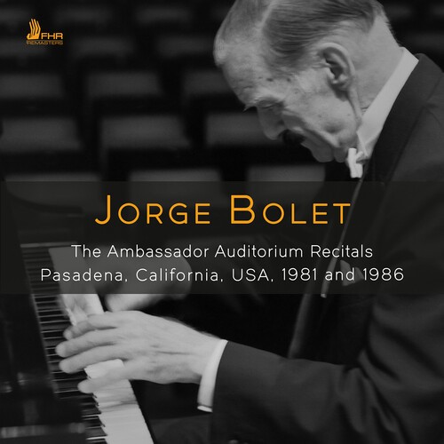 Jorge Bolet - The Ambassador Auditorium Recitals ryhmässä CD / Klassiskt @ Bengans Skivbutik AB (5671297)