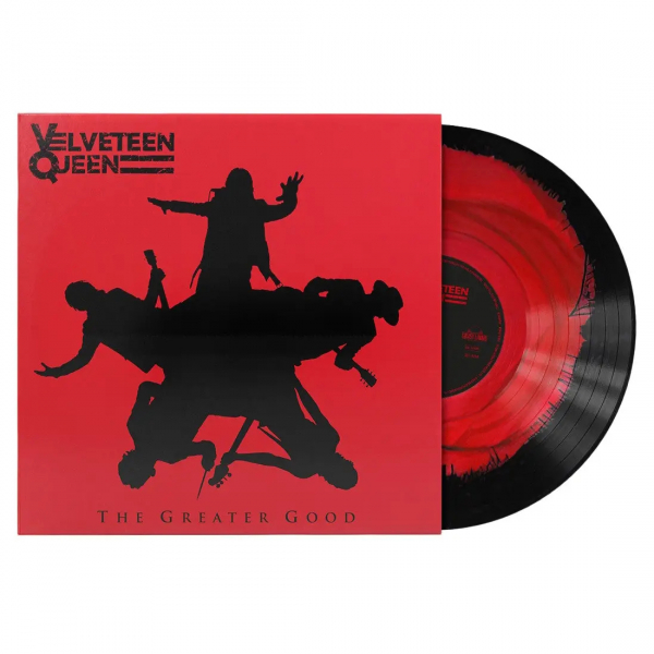 Velveteen Queen - The Greater Good (Red & Black Corona Vinyl LP) ryhmässä VINYYLI / Kommande / Hårdrock,Pop-Rock,Svensk Musik @ Bengans Skivbutik AB (5671868)