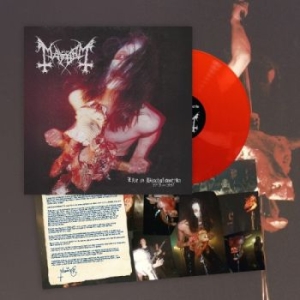 Mayhem - Live In Bischofswerda (Red Vinyl Lp ryhmässä VINYYLI / Kommande / Hårdrock @ Bengans Skivbutik AB (5672035)
