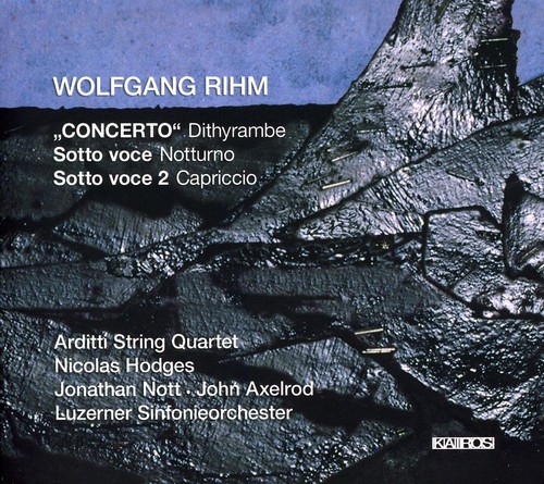 Wolfgang Rihm - Rihm: Sotto Voce ryhmässä CD / Klassiskt @ Bengans Skivbutik AB (5672662)