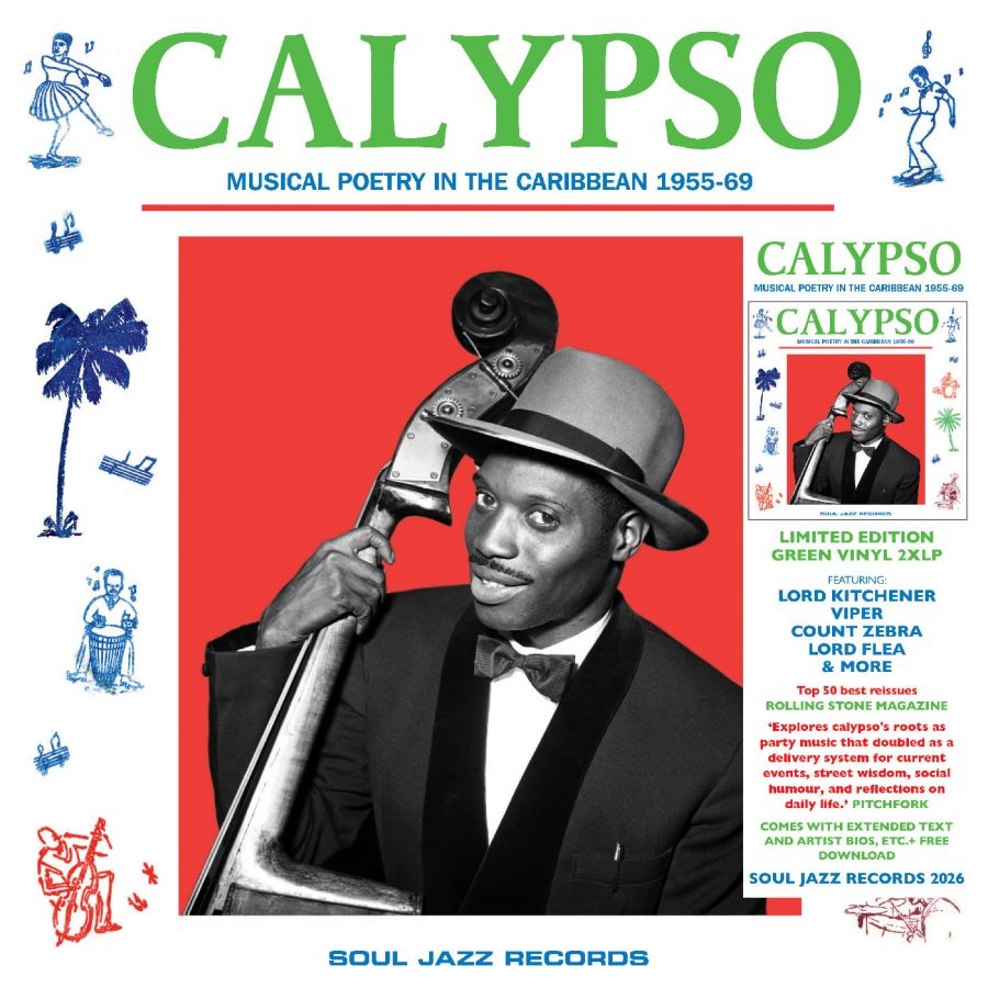 Soul Jazz Records Presents - Calypso: Musical Poetry In The Cari ryhmässä VINYYLI / Kommande / Pop-Rock @ Bengans Skivbutik AB (5673106)