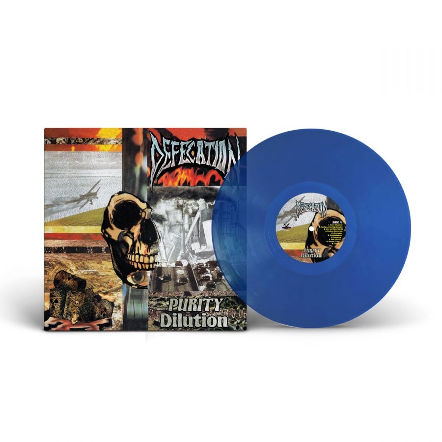 Defecation - Purity Dilution (Blue Vinyl Lp) ryhmässä VINYYLI / Kommande / Hårdrock @ Bengans Skivbutik AB (5673172)