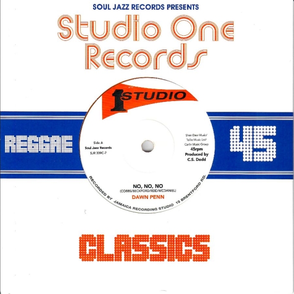 Penn Dawn / Jackie Mittoo - No No No / Ghetto Organ (Orange Vin ryhmässä VINYYLI / Kommande / Reggae @ Bengans Skivbutik AB (5673269)