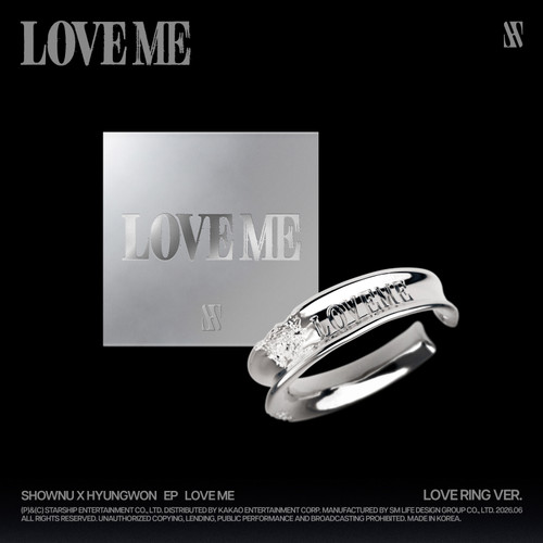 Shownu X Hyungwon - Ep Love Me (Love Ring Ver.) ryhmässä MERCHANDISE / Merch+Code / Kommande / K-Pop @ Bengans Skivbutik AB (5673311)