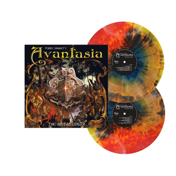 Avantasia - The Metal Opera (25th Anniversary Edition - Blue, Black & Red Swirl Effect Vinyl / 2LP) ryhmässä VINYYLI / Kommande / Hårdrock @ Bengans Skivbutik AB (5673511)