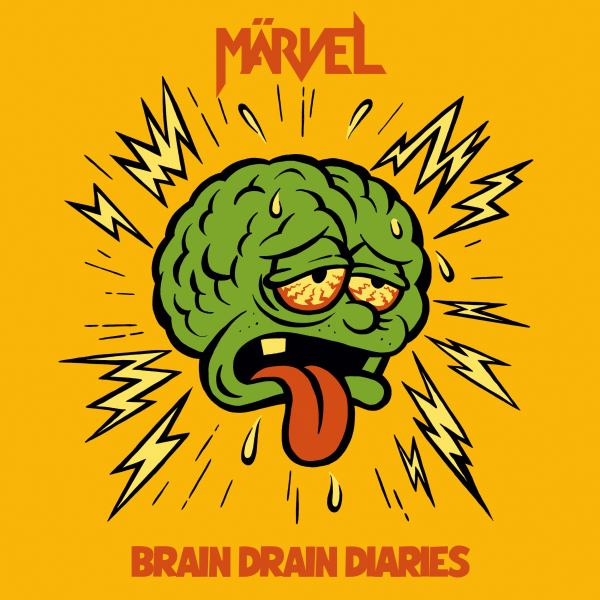 Märvel - Brain Drain Diaries (Digipak CD) ryhmässä CD / Nyheter / Hårdrock,Pop-Rock @ Bengans Skivbutik AB (5673522)