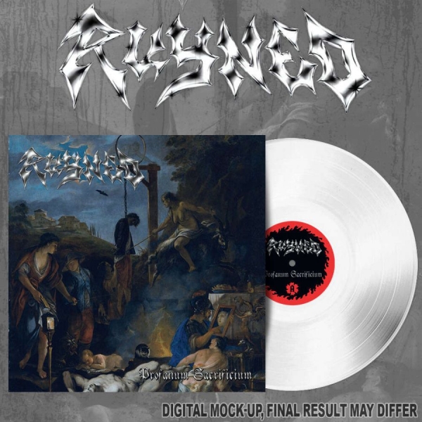 Ruyned - Profanum Sacrificium (White Vinyl L ryhmässä VINYYLI / Kommande / Hårdrock @ Bengans Skivbutik AB (5673680)
