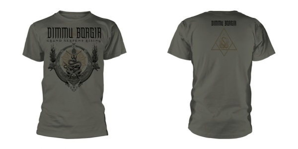 Dimmu Borgir - T/S Grand Serpent Rising (L) Milita ryhmässä MERCHANDISE / T-paita / Kommande / Hårdrock @ Bengans Skivbutik AB (5673697)