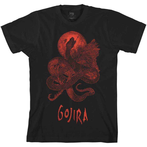 Gojira - Gojira Serpant Moon Uni Bl T-Shirt ryhmässä MERCHANDISE / T-paita / Nyheter / Hårdrock @ Bengans Skivbutik AB (5673836)