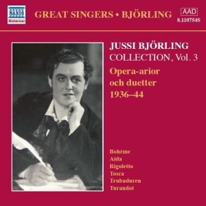 Björling Jussi - Björling Collection Vol. 3 ryhmässä CD / Klassiskt @ Bengans Skivbutik AB (567393)