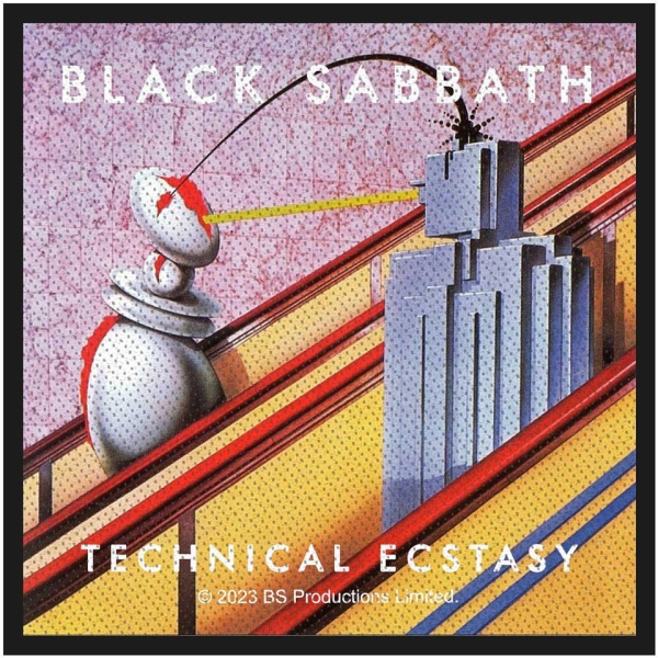 Black Sabbath - Technical Ecstasy Retail Packaged Patch ryhmässä MERCHANDISE / Kangasmerkki /  /  @ Bengans Skivbutik AB (5673986)