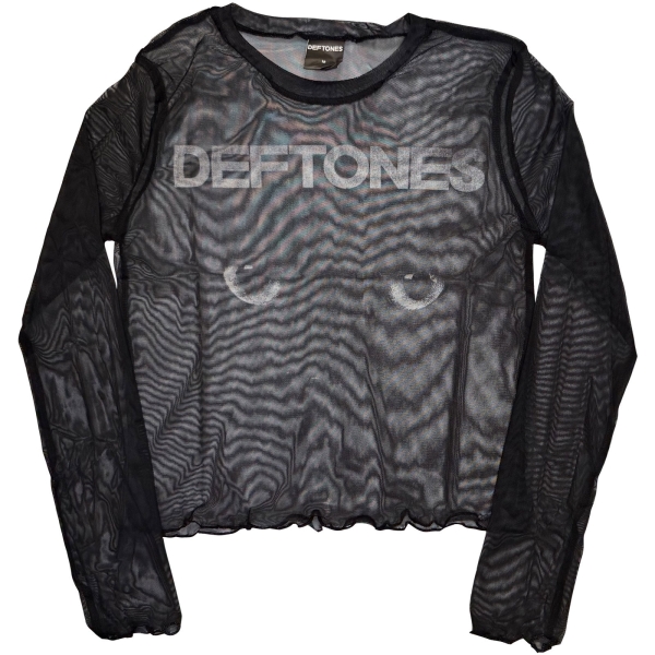 Deftones - Sphynx Lady Bl Mesh Crop ryhmässä MERCHANDISE / T-paita / Nyheter / Hårdrock @ Bengans Skivbutik AB (5673997r)