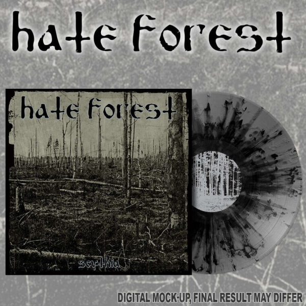 Hate Forest - Scythia (Grey/Black Splatter Vinyl ryhmässä VINYYLI / Kommande / Hårdrock @ Bengans Skivbutik AB (5674060)