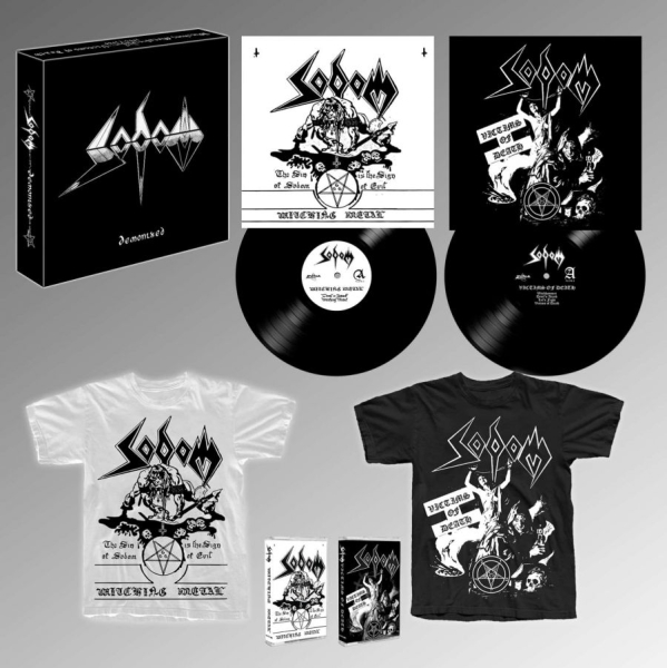 Sodom - Demonized (2 Lp Black Vinyl, Mc, T- ryhmässä VINYYLI / Kommande / Hårdrock @ Bengans Skivbutik AB (5674109)