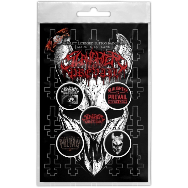 Slaughter - To Prevail Logo Button Badge Pack ryhmässä MERCHANDISE / Pin-Button Badge /  /  @ Bengans Skivbutik AB (5674315)