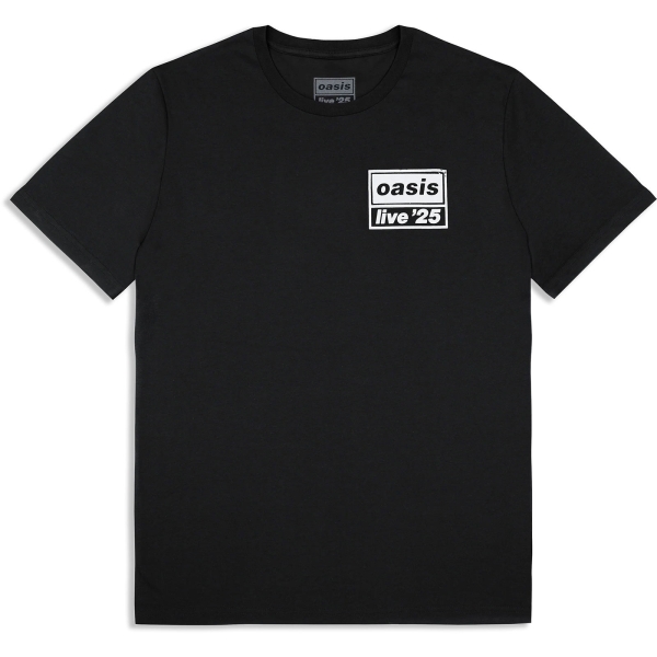 Oasis - Live 25 Distressed Lockup Pocket Bl T-Shirt ryhmässä MERCHANDISE / T-paita / Nyheter / Pop-Rock @ Bengans Skivbutik AB (5674552r)