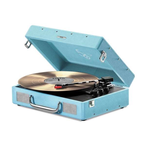 Turntable - Skivspelare Revival 55 Stereo Blå ryhmässä / / @ Bengans Skivbutik AB (5674637)
