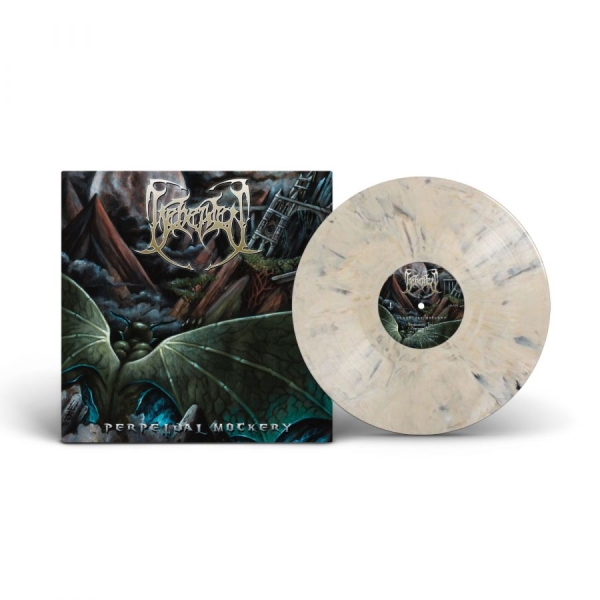 Beheaded - Perpetual Mockery (White Marbled Vi ryhmässä VINYYLI / Kommande / Hårdrock @ Bengans Skivbutik AB (5674862)