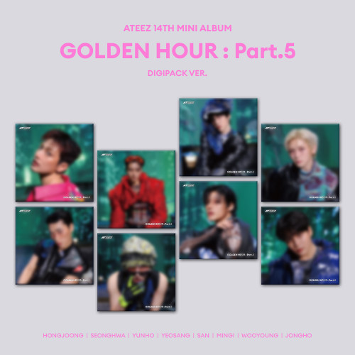 Ateez - Golden Hour : Part 5 (Digipack Ver.) (Random Ver.) ryhmässä CD / Kommande / K-Pop @ Bengans Skivbutik AB (5675060)