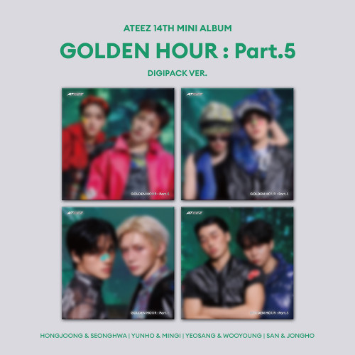 Ateez - Golden Hour : Part 5 (Digipack Unit Ver.) (Random Ver.) ryhmässä CD / Kommande / K-Pop @ Bengans Skivbutik AB (5675061)