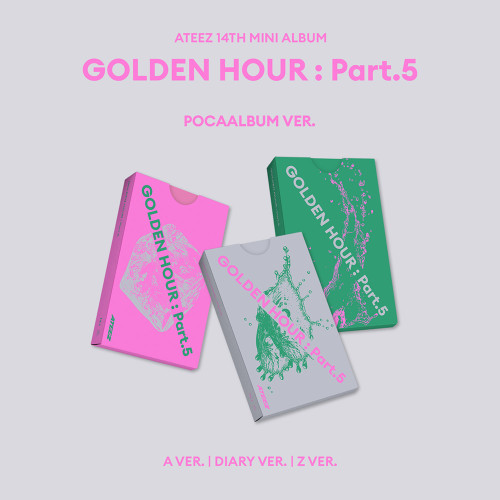 Ateez - Golden Hour : Part 5 (Pocaalbum) (Random Ver.) ryhmässä MERCHANDISE / Merch+Code / Kommande / K-Pop @ Bengans Skivbutik AB (5675062)
