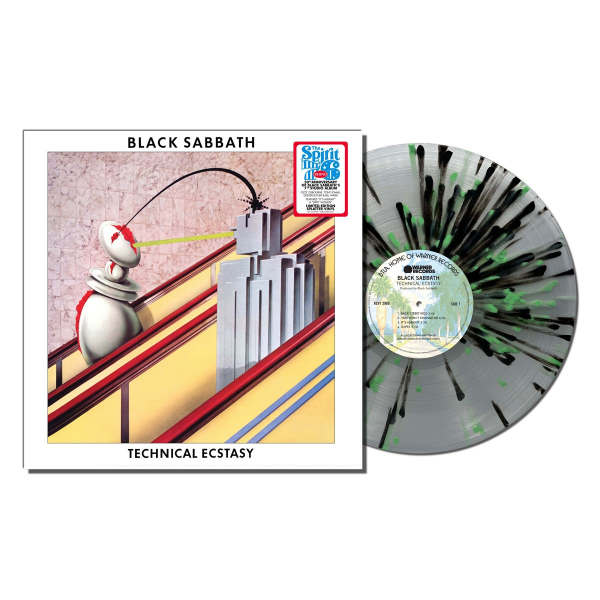 Black Sabbath - Technical Ectasy (Clear W/ Green/Black Splatter Vinyl) ryhmässä VINYYLI / Kommande / Hårdrock @ Bengans Skivbutik AB (5675087)