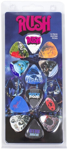 Rush - Guitar Picks (12 Pack) ryhmässä MERCHANDISE / Merch / Hårdrock @ Bengans Skivbutik AB (5675513)