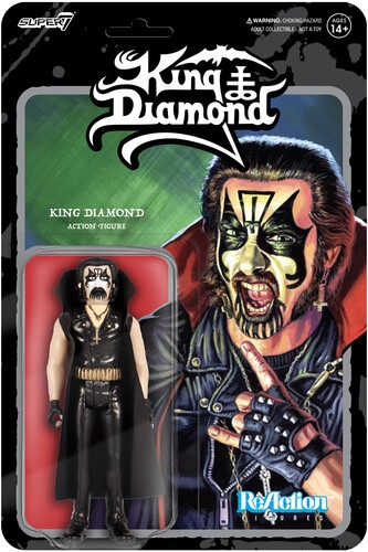 King Diamond - Super7 Reaction Figures - King Diamond ryhmässä MERCHANDISE / Merch / Hårdrock @ Bengans Skivbutik AB (5675524)