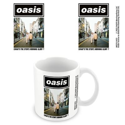 Oasis - What's The Story Morning Glory White Pod Mug ryhmässä MERCHANDISE / Muki / Pop-Rock @ Bengans Skivbutik AB (5675687)