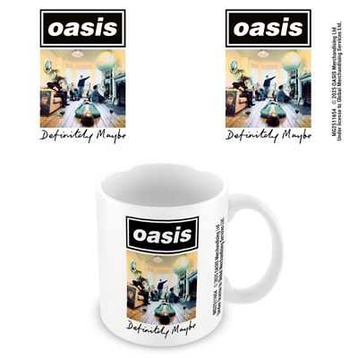 Oasis - Definitely Maybe White Pod Mug ryhmässä MERCHANDISE / Muki / Pop-Rock @ Bengans Skivbutik AB (5675688)