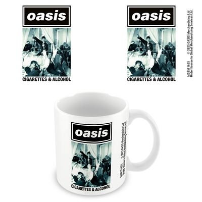 Oasis - Cigarettes And Alcohol White Pod Mug ryhmässä MERCHANDISE / Muki / Pop-Rock @ Bengans Skivbutik AB (5675689)