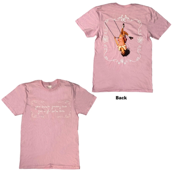 Olivia Rodrigo - Unisex T-Shirt: You Seem Pretty Sad (Pink) (Back Print) ryhmässä MERCHANDISE / T-paita / Kommande / Pop-Rock @ Bengans Skivbutik AB (5675965r)