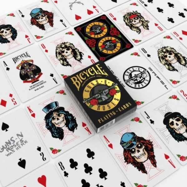 Guns N Roses - Playing Cards (6.5 Cm X 1.75 Cm X 9 ryhmässä MERCHANDISE / T-paita / Kommande / Hårdrock @ Bengans Skivbutik AB (5675994)