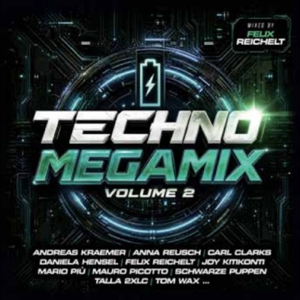 Various Artists - Techno Megamix Vol. 2 ryhmässä CD / Kommande / Pop-Rock @ Bengans Skivbutik AB (5676006)