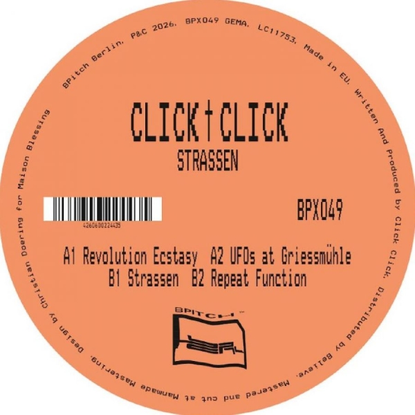 Click Click - Strassen Ep ryhmässä VINYYLI / Kommande / Pop-Rock @ Bengans Skivbutik AB (5676070)