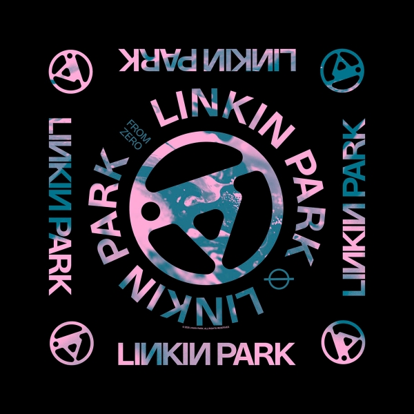 Linkin Park - Unisex Bandana: From Zero (Black) ryhmässä MERCHANDISE / Merch / Kommande / Hårdrock @ Bengans Skivbutik AB (5676440)