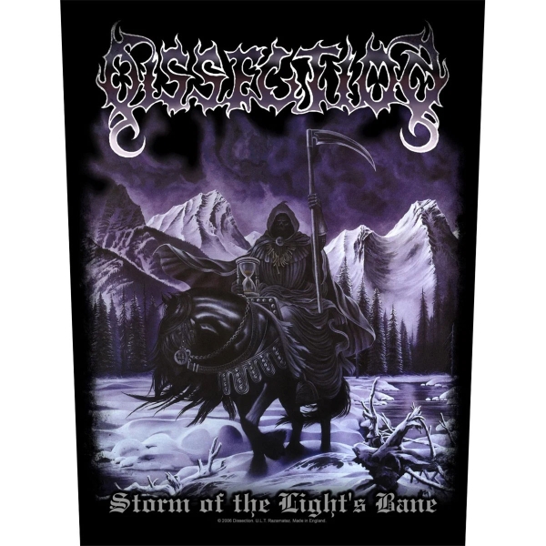 Dissection - Back Patch: Storm Of The Light's Bane ryhmässä MERCHANDISE / Kangasmerkki / / @ Bengans Skivbutik AB (5676458)