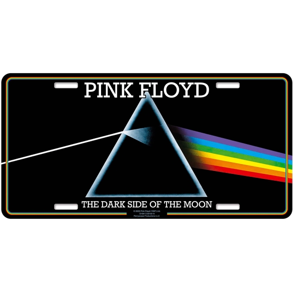 Pink Floyd - Number Plate: Dark Side Of The Moon ryhmässä MERCHANDISE / Merch / Kommande / Pop-Rock @ Bengans Skivbutik AB (5676494)